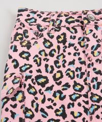 Saia-de-Sarja-Infantil-Cargo-Estampada-Animal-Print-Onca-Rosa-9826299-Rosa_3