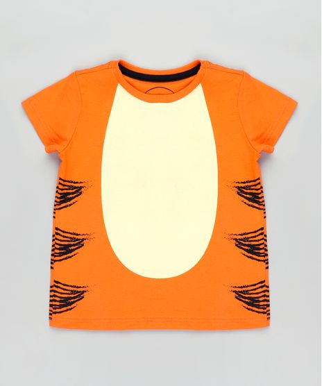 Camiseta-Infantil-Carnaval-Tigrao-Ursinho-Pooh-Manga-Curta-Laranja-9837171-Laranja_1