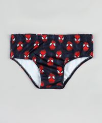 Sunga-Infantil-Slip-Homem-Aranha-Estampada-com-Protecao-UV50--Preta-9867022-Preto_1