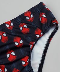 Sunga-Infantil-Slip-Homem-Aranha-Estampada-com-Protecao-UV50--Preta-9867022-Preto_3
