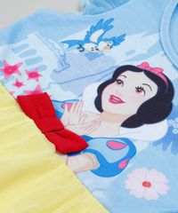 Camisola-Infantil-Branca-de-Neve-com-Tule-Manga-Curta-Azul-Claro-9844001-Azul_Claro_3