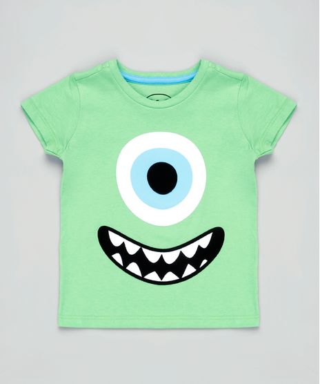 Camiseta-Infantil-Carnaval-Mike-Monstros-S-A--Manga-Curta-Verde-9837169-Verde_1