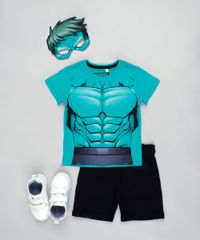 Camiseta-Infantil-Carnaval-Hulk-Manga-Curta---Mascara-Verde-9838315-Verde_3