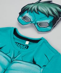 Camiseta-Infantil-Carnaval-Hulk-Manga-Curta---Mascara-Verde-9838315-Verde_4