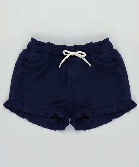 Short-de-Sarja-Infantil-com-Babados-e-Laco-Azul-Marinho-9829316-Azul_Marinho_1
