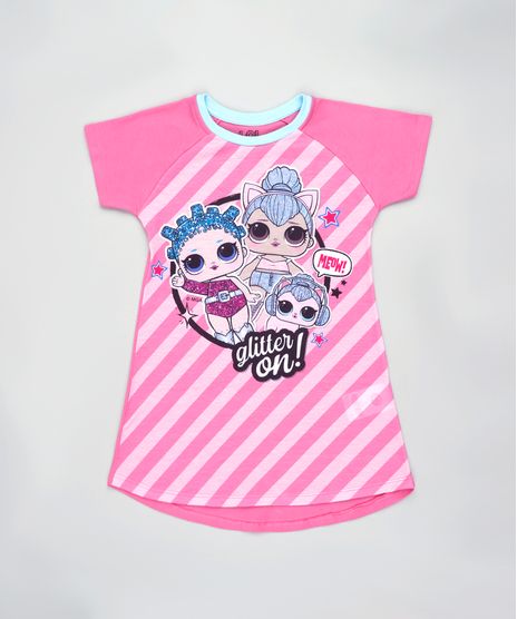 Camisola-Infantil-LOL-Surprise-Manga-Curta-Rosa-9844005-Rosa_1