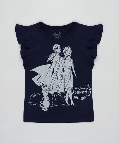 Blusa-Infantil-Frozen-com-Babado-na-Manga-Azul-Escuro-9896326-Azul_Escuro_1