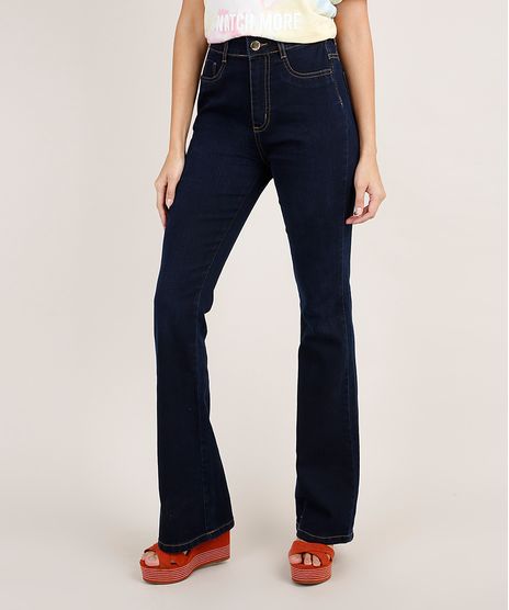 Calca-Jeans-Feminina-Sawary-Flare-Super-Lipo-Cintura-Super-Alta-Azul-Escuro-9941600-Azul_Escuro_1