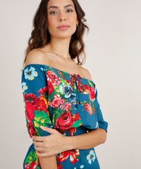 Blusa-Feminina-Cropped-Ombro-a-Ombro-Estampada-Floral-com-Papagaios-Manga-Curta-Azul-Petroleo-9819258-Azul_Petroleo_4