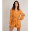 Macaquinho-Feminino-Open-Shoulder-Estampado-Floral-com-Botoes-Manga-Longa-Caramelo-9803835-Caramelo_1