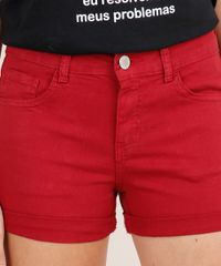 Short-de-Sarja-Feminino-Reto-Cintura-Media-com-Barra-Dobrada-Vermelho-9861690-Vermelho_4