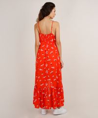 Vestido-Feminino-Longo-Mullet-Estampado-Floral-Alca-Fina-Laranja-9819264-Laranja_2