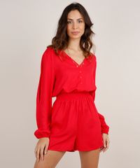 Macaquinho-Feminino-Open-Shoulder-com-Botoes-Manga-Longa-Vermelho-9803836-Vermelho_1
