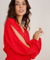 Macaquinho-Feminino-Open-Shoulder-com-Botoes-Manga-Longa-Vermelho-9803836-Vermelho_4