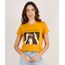 Blusa-Feminina--Quando-o-Assunto-----Manga-Curta-Decote-Redondo-Mostarda-9865468-Mostarda_1