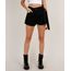 Short-de-Sarja-Feminino-Clochard-Cintura-Super-Alta-com-Faixa-para-Amarrar-Preto-9854726-Preto_1