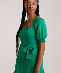 Vestido-Feminino-Mindset-Longo-com-Recortes-e-Faixa-para-Amarrar-Manga-Bufante-Verde-9916547-Verde_4 Vestido-Feminino-Mindset-Longo-com-Recortes-e-Faixa-para-Amarrar-Manga-Bufante-Verde-9916547-Verde_4