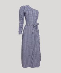 Vestido-Feminino-Mindset-Midi-Um-Ombro-So-Estampado-Xadrez-Vichy-Manga-7-8-Azul-Marinho-9916540-Azul_Marinho_5