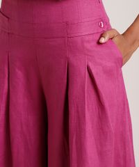 Calca-Feminina-Mindset-Pantalona-em-Linho-com-Pregas-e-Martingale-Roxa-9909660-Roxo_4