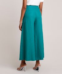 Calca-Feminina-Mindset-Pantalona-em-Linho-com-Pregas-e-Martingale-Verde-9909662-Verde_2