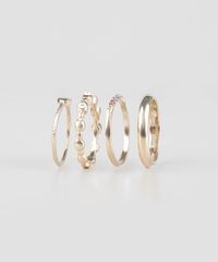 Kit-de-4-Aneis-Femininos-Folheados-Dourado-9797091-Dourado_1