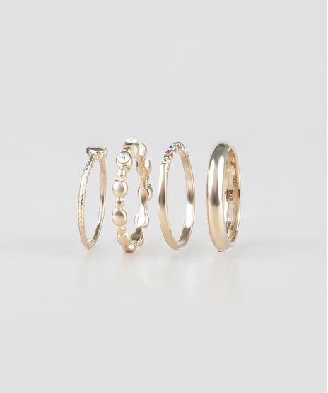 Kit-de-4-Aneis-Femininos-Folheados-Dourado-9797091-Dourado_1