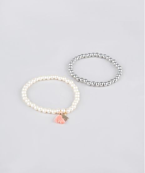 Kit-de-2-Pulseiras-Femininas-de-Bolinha-com-Tassel-e-Estrela-Multicor-9791001-Multicor_1