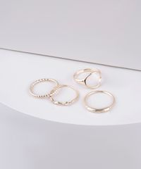 Kit-de-4-Aneis-Femininos-Folheados-Dourado-9797092-Dourado_2