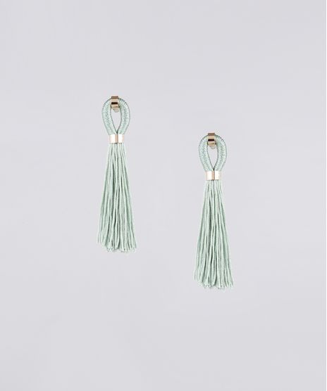 Brinco-Feminino-de-Tassel-Verde-Claro-9777451-Verde_Claro_1