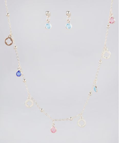 Kit-de-Brinco---Colar-Femininos-Folheados-com-Pedra-Zirconia-Dourado-9790999-Dourado_1