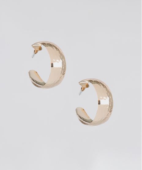 Brinco-Feminino-de-Argola-Texturizado-Dourado-9761513-Dourado_1