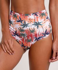 Biquini-Calcinha-Hot-Pant-Estampado-de-Coqueiros-com-Protecao-UV50--Laranja-9880248-Laranja_1