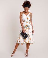 Vestido-Feminino-Midi-Estampado-Floral-com-Transpasse-e-Faixa-para-Amarrar-Alca-Fina-Bege-Claro-9703685-Bege_Claro_3