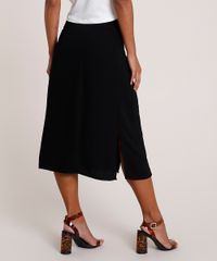 Saia-Feminina-Midi-com-Botoes-e-Faixa-para-Amarrar-Preta-9684571-Preto_2