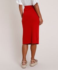 Saia-Feminina-Midi-Canelada-com-Fendas-Vermelha-9840832-Vermelho_2