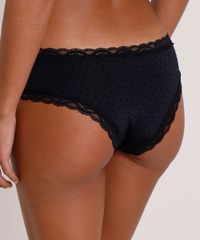 Calcinha-Calecon-Estampada-de-Poa-com-Renda-Preta-9735960-Preto_2
