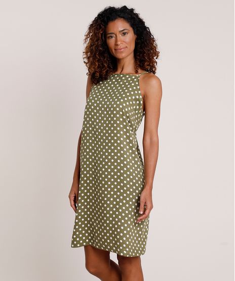 Vestido-Feminino-Curto-Halter-Neck-Estampado-de-Poa-Alca-Fina-Verde-9924987-Verde_1