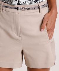 Short-Feminino-Alfaiatado-com-Cinto-Animal-Print-Cobra-Bege-9825476-Bege_4