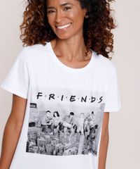 Camisola-Feminina-Friends-Manga-Curta-Branca-9700685-Branco_3
