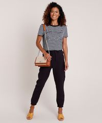 Blusa-Feminina-Listrada--Live-More--Manga-Curta-Decote-Redondo-Preta-9861764-Preto_3