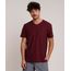 Camiseta-Masculina-Basica-Flame-Manga-Curta-Gola-V-Vinho-9595137-Vinho_1
