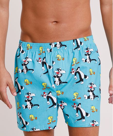 Samba-Cancao-Masculina-Piu-Piu-e-Frajola-Estampada-Azul-Claro-9909825-Azul_Claro_1
