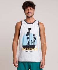 Regata-Masculina--Summer-Days--Gola-Careca-Cinza-Mescla-Claro-9867571-Cinza_Mescla_Claro_1
