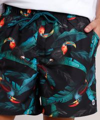 Short-Masculino-Estampado-de-Tucano-com-Bolsos-e-Cordao-Preto-9788118-Preto_2