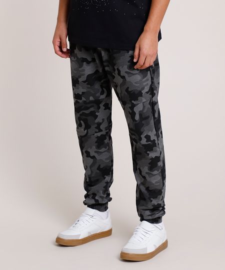 Calca-Masculina-Relaxed-em-Moletom-Estampada-Camuflada-Cinza-Mescla-Escuro-9608650-Cinza_Mescla_Escuro_1 Calca-Masculina-Relaxed-em-Moletom-Estampada-Camuflada-Cinza-Mescla-Escuro-9608650-Cinza_Mescla_Escuro_1