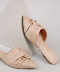 Mule-Feminino-Via-Uno-Bico-Fino-com-No-Bege-9840232-Bege_1