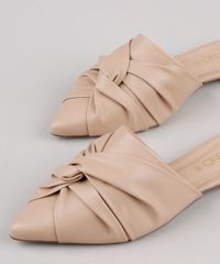 Mule-Feminino-Via-Uno-Bico-Fino-com-No-Bege-9840232-Bege_5
