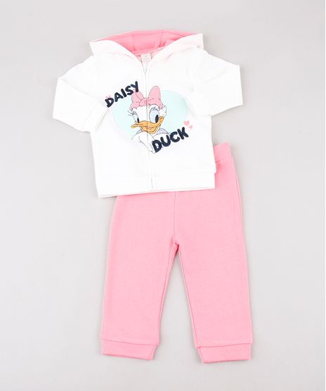 Conjunto-Infantil-Margarida-de-Blusao-com-Capuz-Branco---Calca-em-Moletom-Felpado-Rosa-9686044-Rosa_1