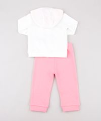 Conjunto-Infantil-Margarida-de-Blusao-com-Capuz-Branco---Calca-em-Moletom-Felpado-Rosa-9686044-Rosa_2