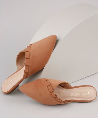 Mule-Feminino-Via-Uno-Bico-Fino-com-Babado-Caramelo-9840234-Caramelo_1